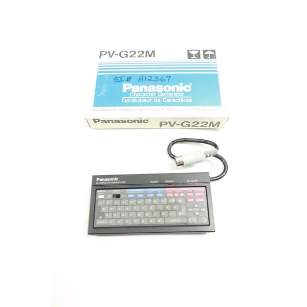 Panasonic Pv-G22M Character Generator Operator Interface Panels Parts And Accessory PV-G22M